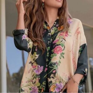 Johnny Was Silk Elianna Kimono